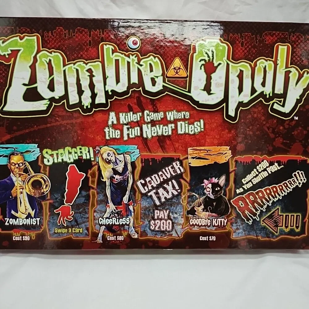 *New Open Box* Zombieopoly Board Game